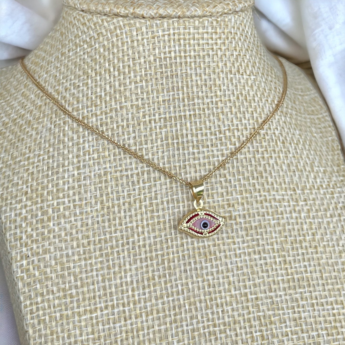 Evil Eye Red Necklace