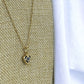 Evil Eye Blue Heart Necklace